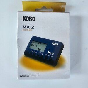 Korg MA-2 Multi-Function Digital Metronome Black Beat Couting Display (MA2-BLBK)
